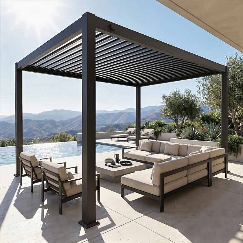 Skye Aluminum Manual Louvered Pergola