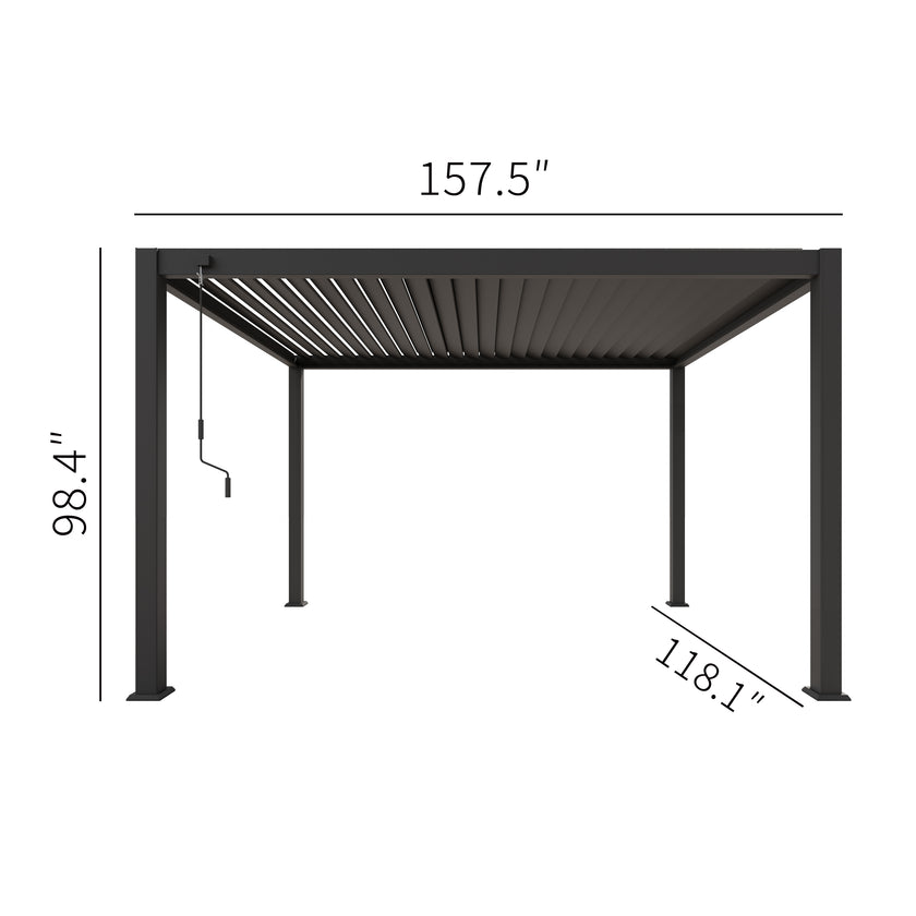Skye Aluminum Manual Louvered Pergola