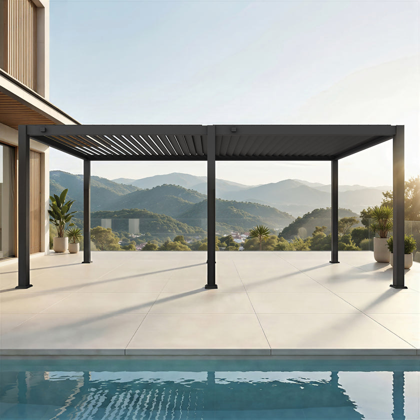 Skye Aluminum Manual Louvered Pergola