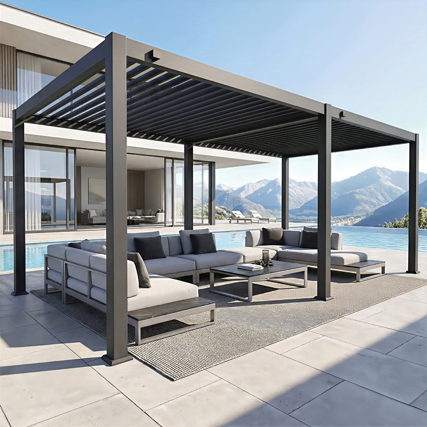 Skye Aluminum Manual Louvered Pergola