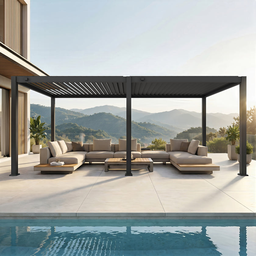Skye Aluminum Manual Louvered Pergola