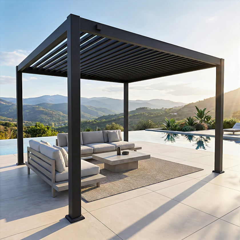 Skye Aluminum Manual Louvered Pergola