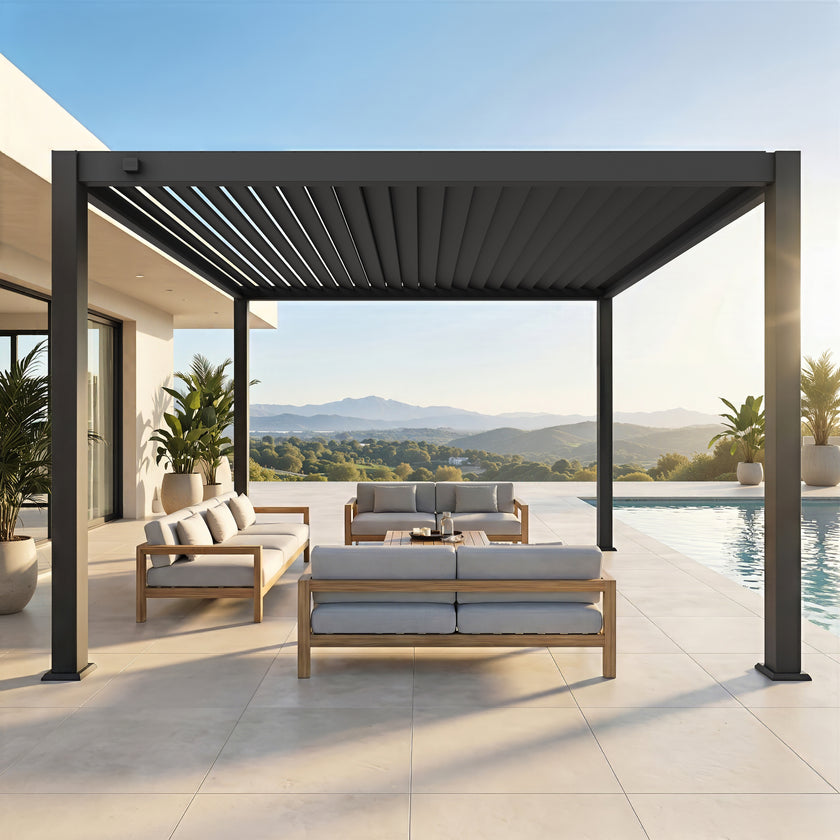 Skye Aluminum Manual Louvered Pergola