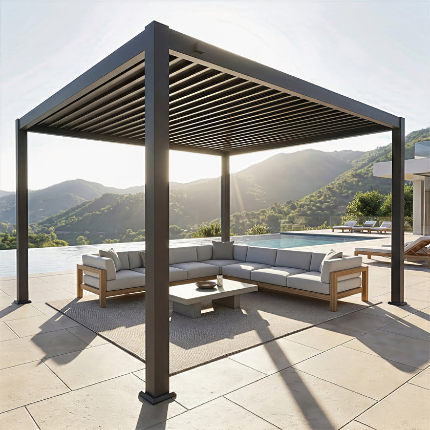 Skye Aluminum Manual Louvered Pergola