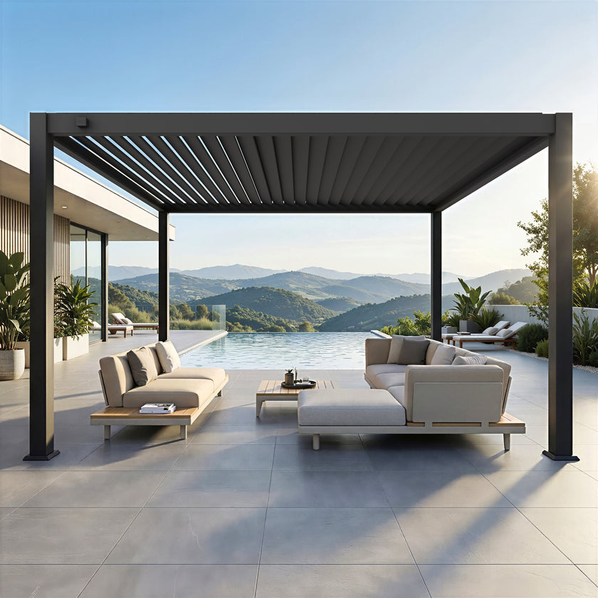Skye Aluminum Manual Louvered Pergola