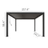 Skye Aluminum Manual Louvered Pergola