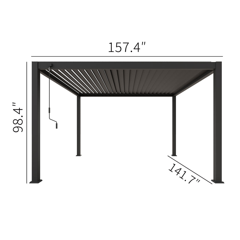 Skye Aluminum Manual Louvered Pergola