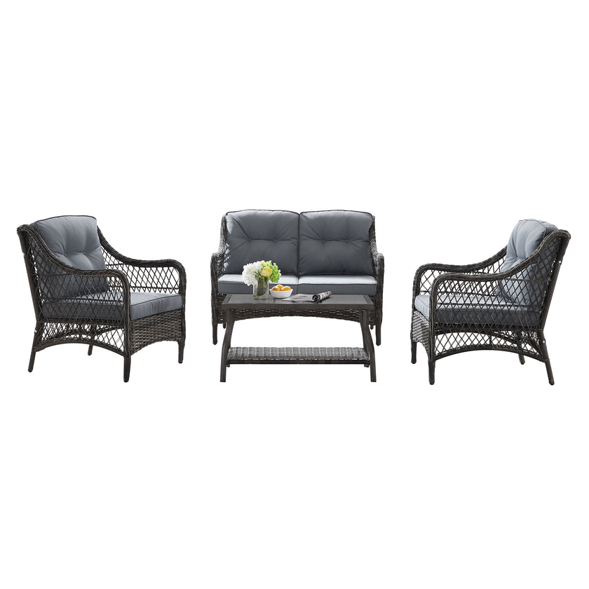 Sienna Wicker Sofa Set