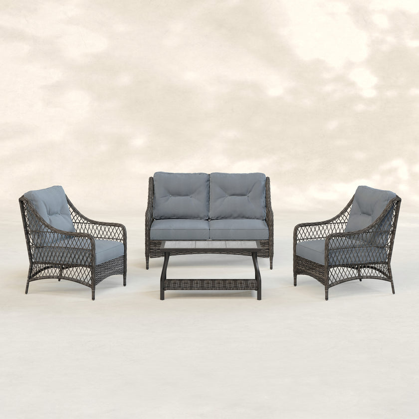 Sienna Wicker Sofa Set