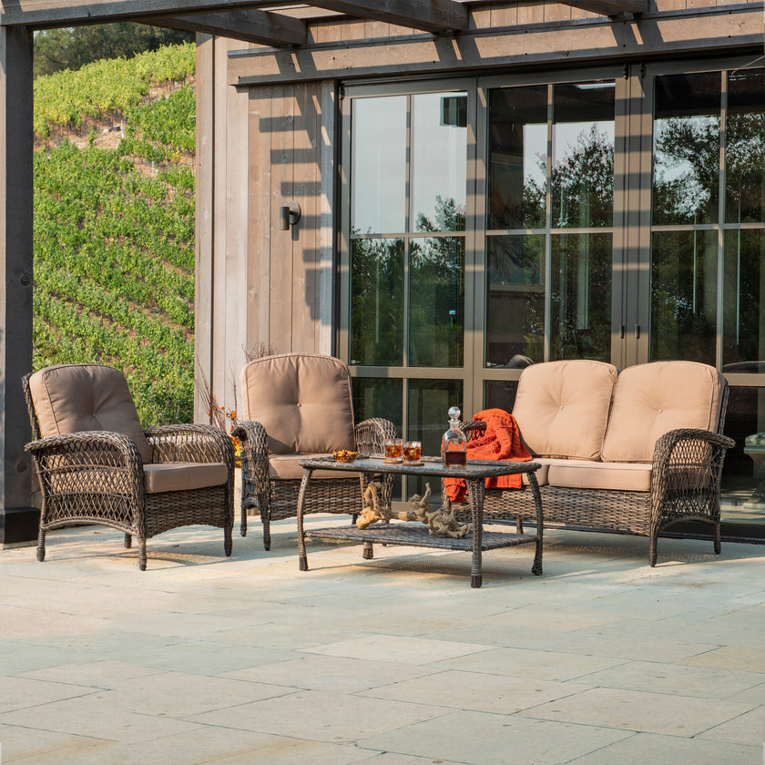 Sienna Wicker Conversation Seating