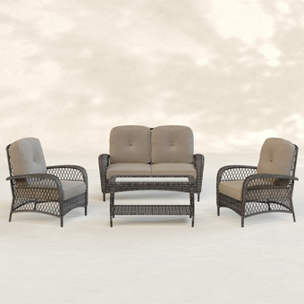 Sienna Wicker Conversation Seating