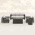 Whitney 5-Seater Patio Set with Fire Table