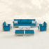 Hollywood Seating Set