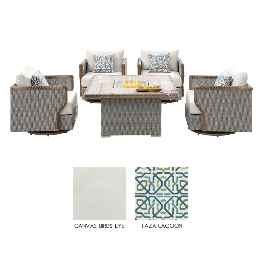Richmond 5pc Fire Chat Set