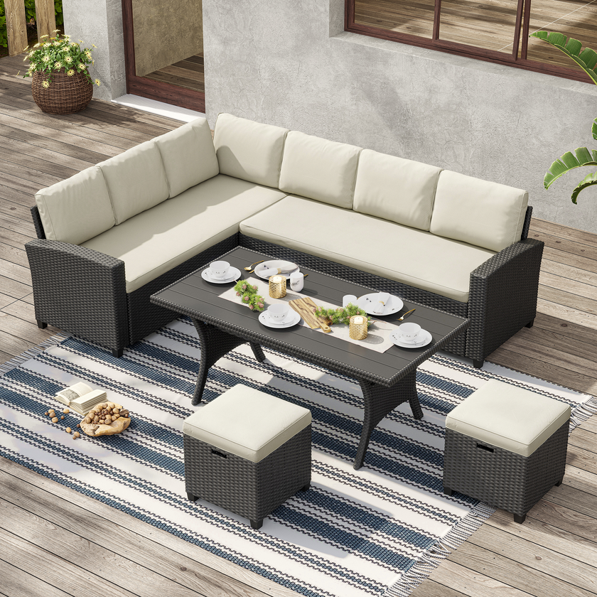 Toby Wicker Sectional