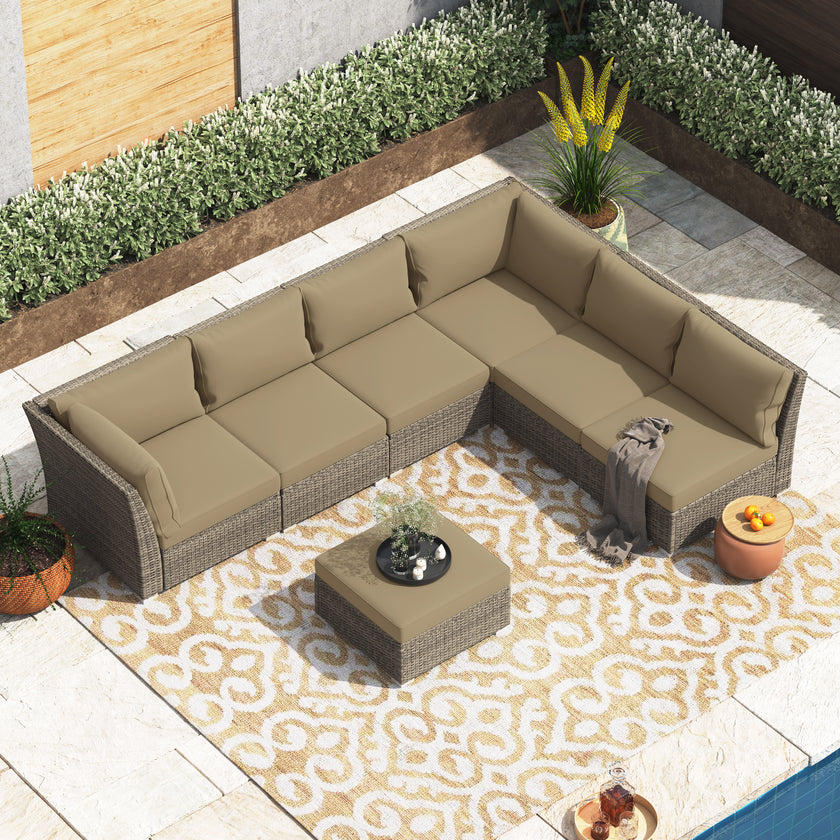 Indy Wicker Seating Set