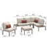 Mira Modern Seating Set