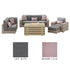 Eden Low-Seating Conversation Set with Fire Table