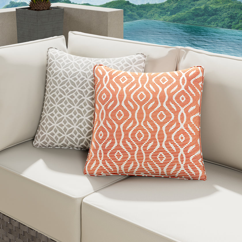 Highland 8pc Large Coversation Set with Fire Table