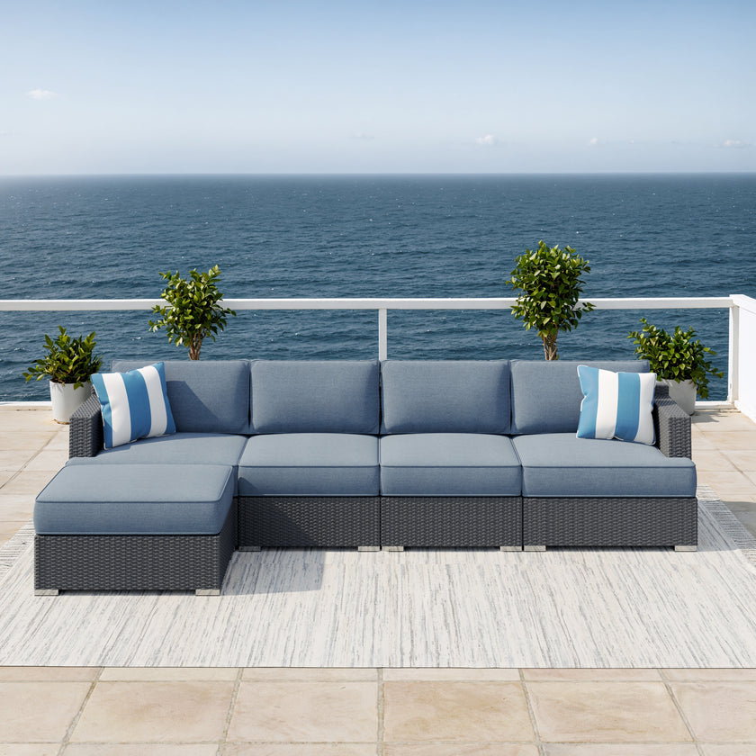 Mill Valley 5pc Patio Modular Seating Set