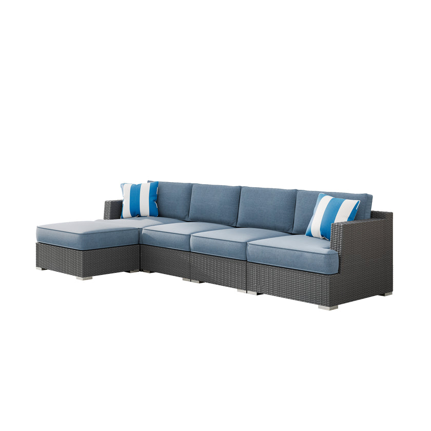 Mill Valley 5pc Patio Modular Seating Set