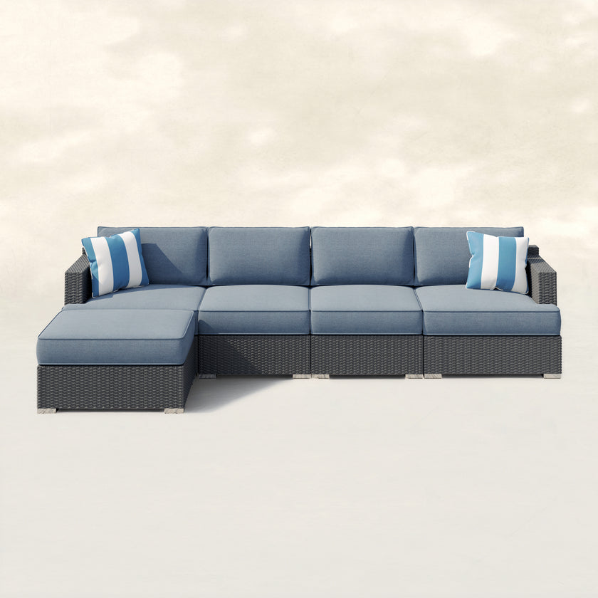 Mill Valley 5pc Patio Modular Seating Set