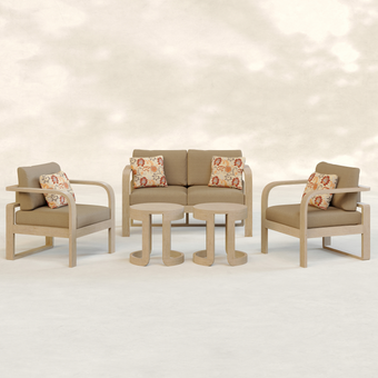 Evelyn Solid Wood Conversation Seating