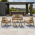 Evelyn Solid Wood Conversation Seating