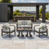 Evelyn Solid Wood Conversation Seating