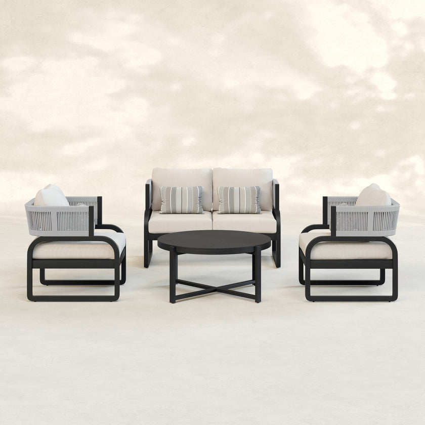 Jasper Solid Wood Conversation Seating