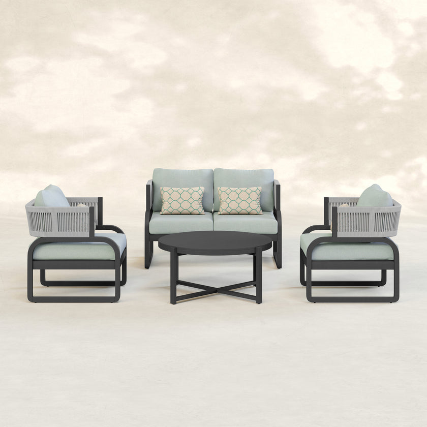 Jasper Solid Wood Conversation Seating