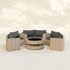 Viva Curved Roundabout Seating Set