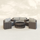 Viva Curved Roundabout Seating Set