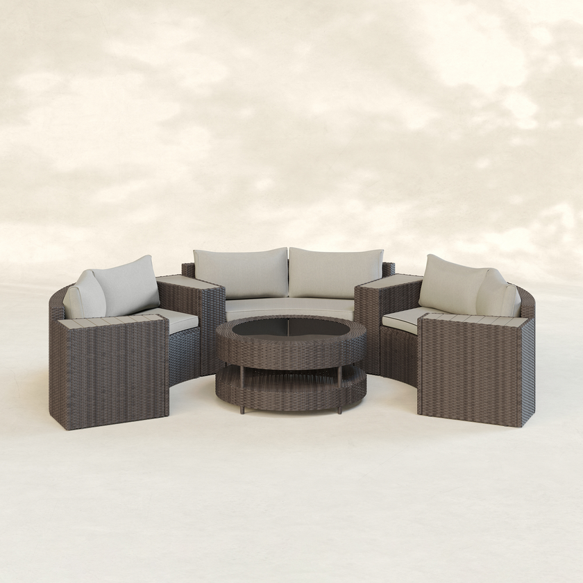 Viva Curved Roundabout Seating Set