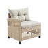3-Person Wicker Sectional Seating Set