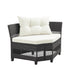 3-Person Wicker Sectional Seating Set