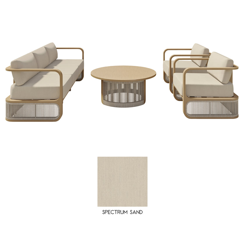 Olivia 4pc Patio Seating Set