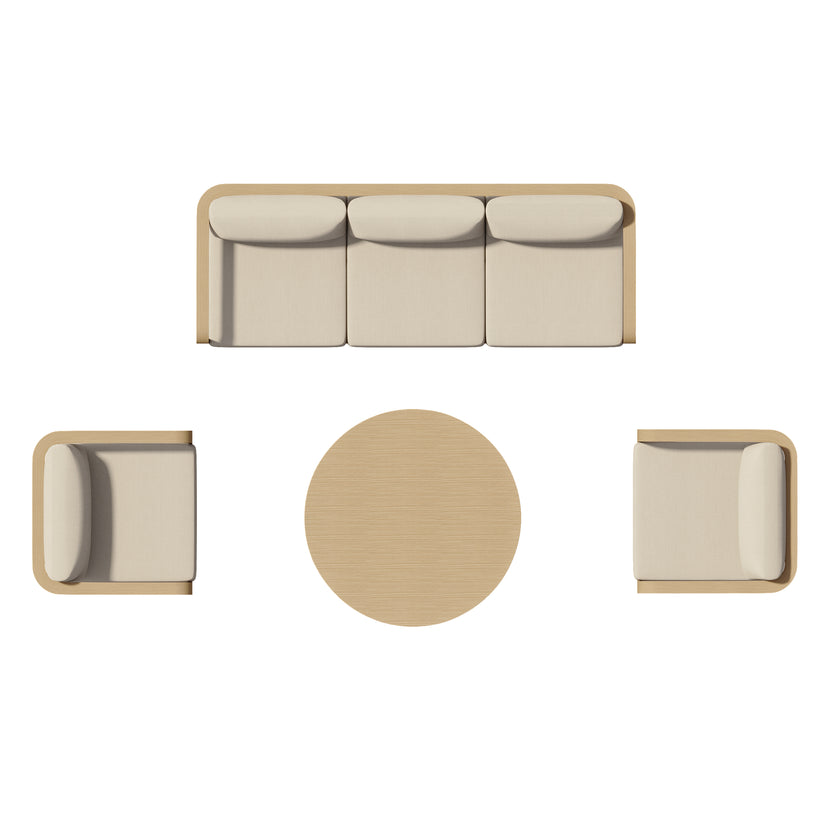 Olivia 4pc Patio Seating Set