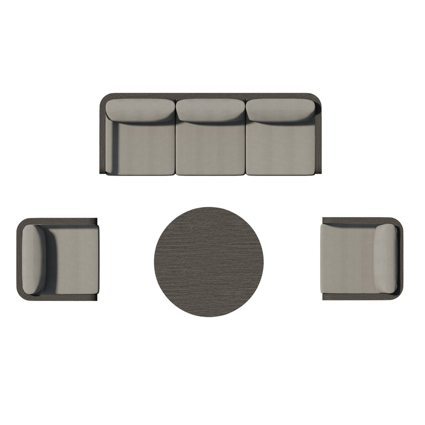 Olivia 4pc Patio Seating Set