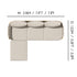 Mila 4pc Sectional
