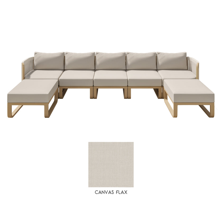 Mila 7pc Sectional