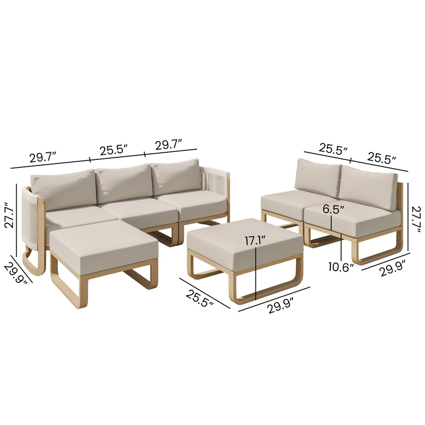 Mila 7pc Sectional