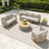 Mila 7pc Conversation Set with Fire Table