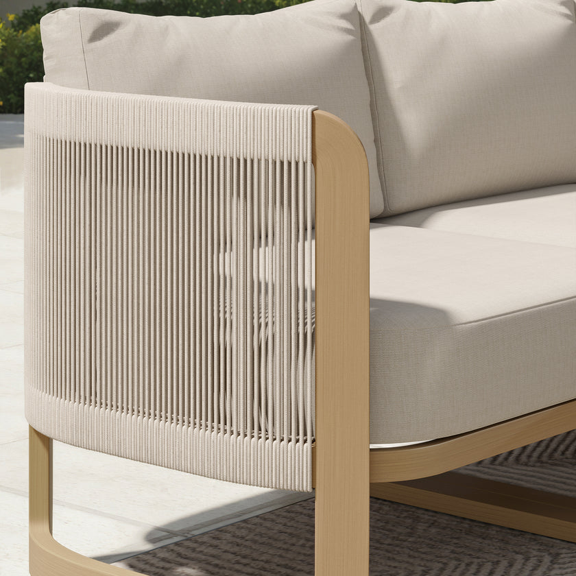 Mila 7pc Conversation Set with Fire Table