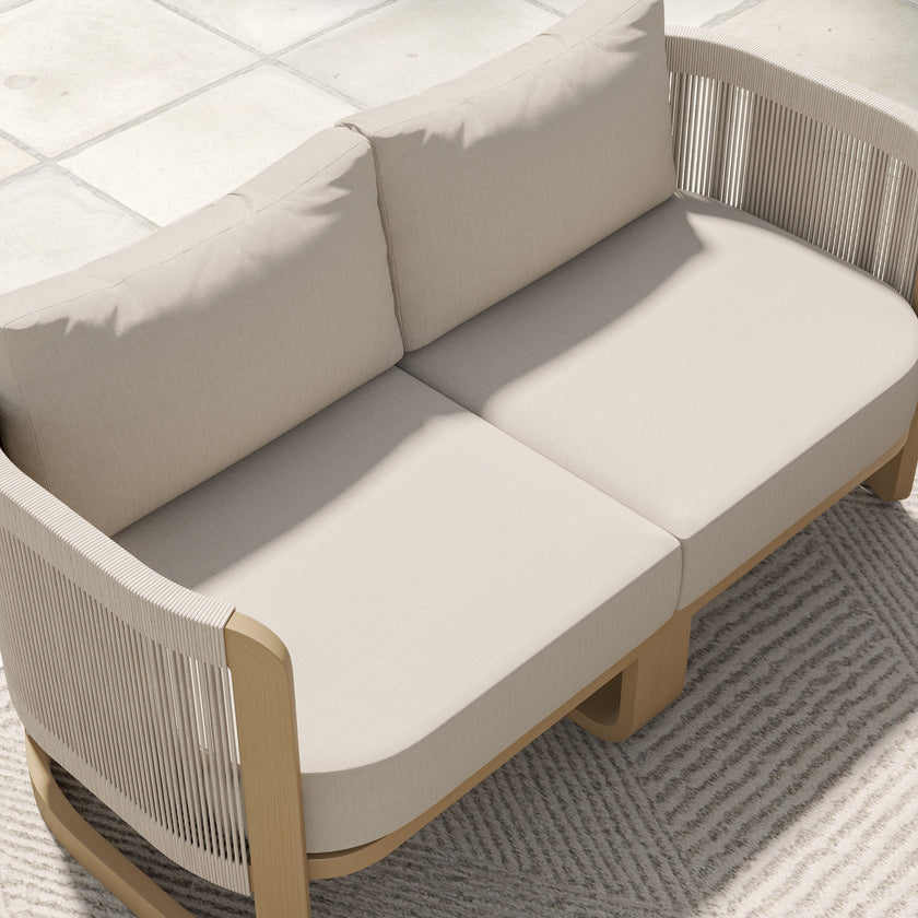 Mila 7pc Conversation Set with Fire Table