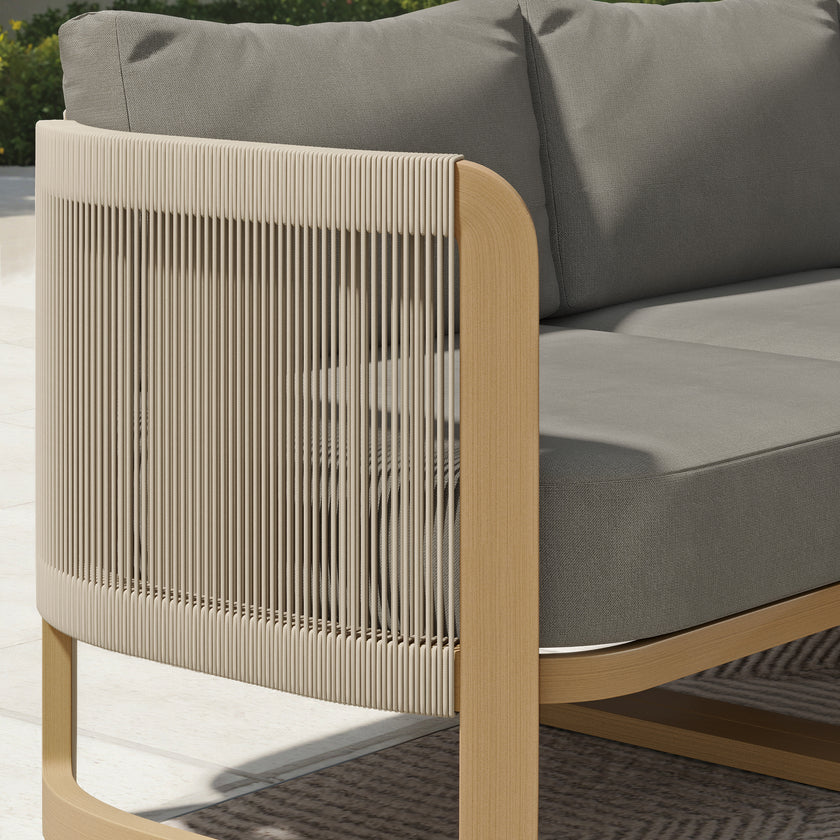 Mila 7pc Conversation Set with Fire Table
