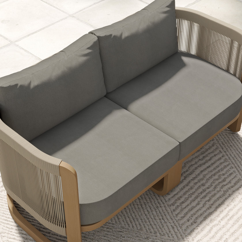Mila 7pc Conversation Set with Fire Table