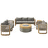 Mila 7pc Conversation Set with Fire Table