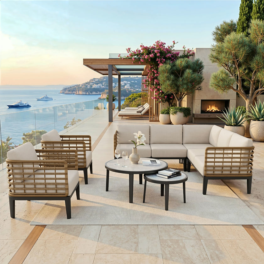 Gramercy 8pc Outdoor Sectional