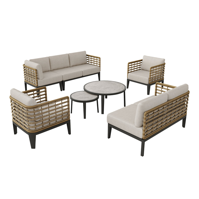 Gramercy 8pc Outdoor Sectional